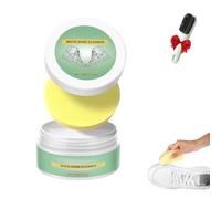 Xifyjus Nettoyant Pour Chaussures Blanc Rozino, Nouveau Kit De Pâte Solide Multifonctionnelle Sans Lavage Baskets, Sans Eau, Crème Détachante Pour Chaussures Blanches Avec éponge Et Brosse
