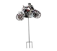 XIGACGEH Moulin à vent de jardin vert avec roue rotative pour cour, jardin, sculptures d'extérieur uniques tourbillonnantes, décoration de cour