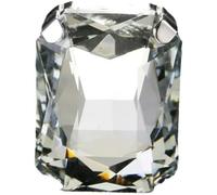 XIGAWAY Bague géométrique ajustable avec strass pour femmes, bijoux de cocktail rectangulaire coloré, Bague de mode avec oxyde de zirconium électroplaqué, Strass, Aucune pierre précieuse