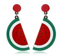 XIGAWAY Boucles d'oreilles à tige en acrylique pour femme, motif pastèque, cerise, fraise, tournesol, accessoires d'oreille simples de style d'été, Small, Acrylique, Pas de gemme