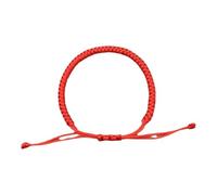XIGAWAY Bracelet tressé à la main en corde rouge, bracelet traditionnel chinois, bracelet en corde réglable pour homme et femme, cadeau d'amitié unisexe (rouge/noir/multicolore), taille unique, corde
