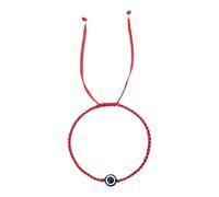 XIGAWAY Bracelet tressé à la main rouge et noir - Bracelet turc unisexe contre le mauvais œil pour homme et femme