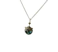 XIGAWAY Collier en cristal libellule avec pendentif géométrique en forme de serpent, bijou vintage pour femme, 1, Métal, Pas de gemme