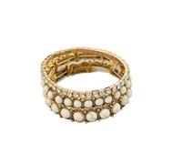 XIGAWAY Ensemble de bracelets turquoise et cristal pour femme, collection de bracelets en alliage bohème multicouches, taille unique, Métal, Pas de gemme