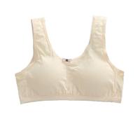 XIGAWAY Soutien-gorge de couleur unie pour filles et jeunes adolescentes - Sous-vêtements larges à bretelles, Couleur chair, Taille Unique
