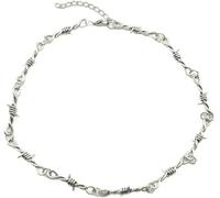 XIGAWAY Yiwu Collier unisexe à grosses perles en alliage pour homme et femme, style tendance tendance doux et branché (plusieurs couleurs), 1, Métal, Pas de gemme