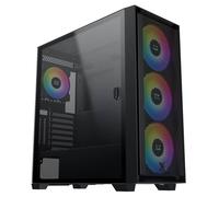 Boitier Moyen Tour E-ATX Xigmatek Anubis Pro 4FX RGB avec panneau vitré (Noir)