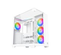 Boitier Moyen Tour ATX Xigmatek Aqua V RGB avec panneaux vitrés (Blanc)