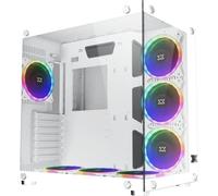 XIGMATEK Aquarius Plus Arctic ARGB (Blanc) - Boitier sans alimentation - Moyen tour - Format ATX