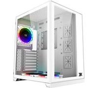 XIGMATEK Aquarius S Arctic - Mid tower - ATX - panneau latéral fenêtré (verre trempé) - pas d'alimentation - blanc - USB/Audio