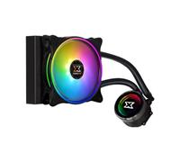 Xigmatek AURORA 120 Refroidisseur Liquide CPU Tout-en-Un 12cm, Sockets LGA 2066/AM2/AM4, 58.5 CFM, 2.39 mmH2O, Radiateur Aluminium, Noir