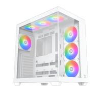 Boitier Moyen Tour ATX Xigmatek Aqua V Air RGB avec panneaux vitrés (Blanc)