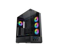 Xigmatek Boitier Moyen Tour ATX Vision Pro RGB avec panneaux vitrés (Noir)