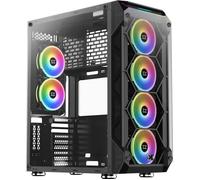 XIGMATEK BOITIER PC Overtake - Grande Tour - RGB - Noir - Verre trempé - Format E-ATX (EN43477)