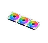 - Starlink Ultra Arctic (Blanc) - Pack 3 Ventilateurs Pc - 3X120Mm Argb - 800-2000 Rpm -