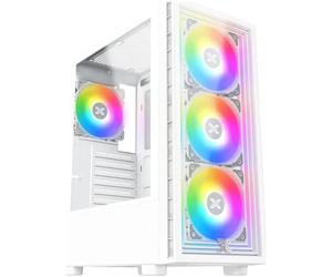 Xigmatek Nom : Boitier Moyen Tour ATX Phantom RGB avec panneaux vitrés (Blanc)