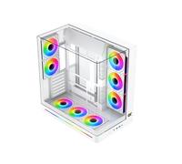 Boitier Moyen Tour E-ATX Xigmatek Pano II RGB avec panneaux vitrés (Blanc)