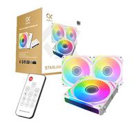 Xigmatek - ventilateurs boitier PC STARLINK ULTRA Arctic (Blanc) (Pack 3)