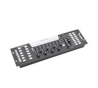 Xigner Contrôleur DMX 192 canaux, contrôleur DJ 512 pour contrôle de la lumière DMX | Table de scène DMX Équipement pour fête, DJ, disco et tête mobile (noir)