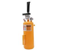 Xigner Gonfleur de pneu professionnel 8 l - Booster de gonflage de pneus - Gonfleur de pneu Airbooster - Avec manomètre à glicerine - Pour voiture, moto, vélo, voiture - Max 145 psi (jaune)