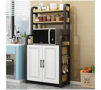 XIGOUZIQU Armoire De Rangement Cuisine Bahut Cuisine Bahut De Salle a Manger Meuble D’Entree Rangement Commode Meuble Metal Industriel for Salle à Manger, Cuisines, Salon(98x50CM/38.5x19.68IN)