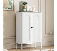 XIGOUZIQU Armoire de Rangement Cuisines bahut Cuisine Buffet Cuisine Buffet Haut; Noir/Blanc ; Armoire/avec tiroirs ; 60/80/100/118 cm(A-White,80cm/31.49in)