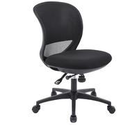 XIGOUZIQU Chaise Pivotante Fauteuil de Bureau,Coussin amélioré, avec roulettes, Roulette Pivotant à 360°, avec Dossier Arrondi for Maison/Bureau, for Travail ou Gaming(Black)