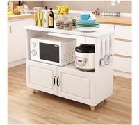 XIGOUZIQU Îlot de Cuisine avec armoires, Buffet avec Rangement, bahut Cuisine, armoires de Rangement for Salle à Manger, Cuisines, Salon (Armoire Garde-Manger)(B,110x40cm/43.3x15.75in)