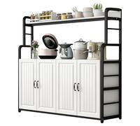 XIGOUZIQU Meuble D'appoint Meuble Salle à Manger Armoire De Rangement Cuisine Colonne Cuisines Bahut Cuisine Rangement Commode pour Salle De Manger, Salon Et Cuisines(A,140x50cm/55.12x19.68in)
