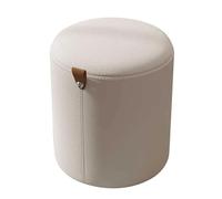 XIGOUZIQU Tabouret de Maquillage Fauteuil Coiffeuse siège Confortable en éponge for Chambre, Dressing(White)