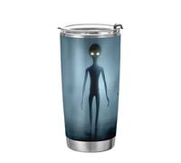 xigua Gobelet Alien de 591 ml avec couvercle, isolation sous vide en acier inoxydable, tasse à café à glace à double paroi