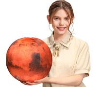 Xigui Ultra-eartic 3D Planet Moon Earth the Sun Pillow Toys for Kids Teens Adults for Teachers and Parents Educational Toy Learning 10.6 in (Mars)