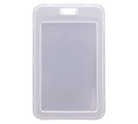 Xigule Housses de protection pour cartes, porte-cartes en plastique transparent 20 pièces, étui pour cartes pour bureau, école, exposition, 11*7*20