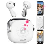 xihama B5 Tiktok Télécommande de défilement avec écouteurs sans fil, tourne-page pour application Kindle, déclencheur d'appareil photo Bluetooth 5.4 pour iPhone | Android | iOS | iPad | Tablette |