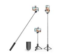 XIHAMA Perche à Selfie avec trépied, trépied de téléphone Portable et télécommande sans Fil, Support de téléphone Portable Compatible avec iPhone, Samsung, Xiaomi et Smartphones Android (Noir avec