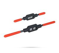 XIHIRCD 2pcs Clé à Taraud Réglable, Tourne à Gauche Taraud Clé à Cliquet pour Taraud Clé à Cliquet Tarauder pour Robinet Alésoir outil de Poignée de Taraudage (1/4"-3/4", 1/16"- 1/4")