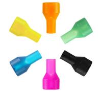 XIHIRCD 6pcs Valves de Remplacement pour Camelbak, Buse Silicone 6 Couleurs de Pièces d'Embout Buccal de Rechange pour Couvercle Anti-Poussière Accessoires de Valve Morsure pour Packs d'Hydratation