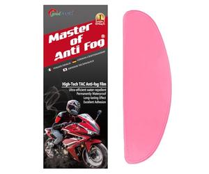 XII WY Casque de Moto Intégral Universel avec Film Pare-Brouillard Anti-Buée, Insert de Lentille avec Viseur Polarisé Rose Résistant au Brouillard, Étanche