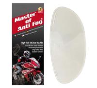 XII WY Film anti-buée universel pour casque de moto, insert de lentille de visière transparent résistant à la buée 9.5cm X 24cm