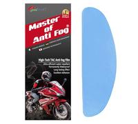 XII WY - Protection universelle pour casque de moto - Film anti-buée - UV400 - Polarisé - Couleur bleue - Insert de lentille de visière - Anti-buée - 9,5 cm x 25 cm