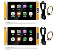 XIITIA Lot de 2 écrans tactiles de 10,2 cm 320 x 480 avec écran ESP32-32E ESP32 avec WiFi+BT, pilote ST7796S Module d'écran LCD TFT pour Arduino IoT