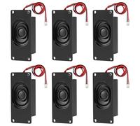 XIITIA Lot de 6 mini haut-parleurs 3 W 4 Ohm 4 Ohm 3 W avec interface JST-PH2.0 compatible avec les petits projets électroniques
