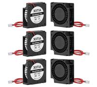 XIITIA Lot de 6 ventilateurs de refroidissement sans balais 3010 24 V 30 x 30 x 10 mm CC avec terminal à 2 broches pour imprimante 3D