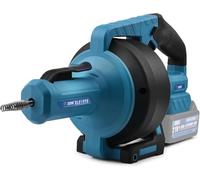 XIIW Furet Déboucheur de Canalisation Électrique Sans Fil, Spirale 7,6m, Pour Tuyaux Ø16-85mm, Rotation Avant/Arrière, Compatible avec Makita 18V (batteries non incluses), Nettoyeur pro tuyaux