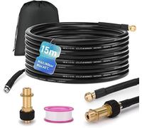 XIIW Tuyau Déboucheur Canalisation 15m 180bar Compatible avec Kärcher K2-K7