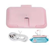 Xiixuuj Chauffage à lingettes portable - Distributeur de lingettes pratique, chauffe-lingettes humides - Chauffe-serviettes humides réutilisable pour bébés, boîte chauffante pour serviettes, chargeur