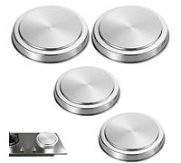Xiixuuj Couvercle de cuisinière rond, Couvercles ronds de brûleur de cuisine en acier inoxydable, Couvercles de brûleur de cuisinière Couvercles de brûleur de cuisinière électrique ronds pour la