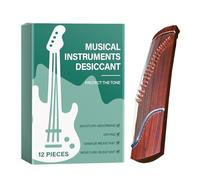 Xiixuuj Lot de déshumidificateurs polyvalents | Sac absorbeurs d'humidité 40 g déshumidificateur portable pour clavier, guitare Erhu, instrument, batterie, saxophone, piano, flûte