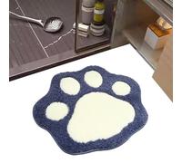 Xiixuuj Tapis de bain épais antidérapant à poils longs en fibre de peluche | Séchage rapide - Doux pour la peau - Pour salle de bain et salon