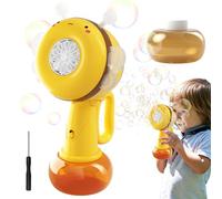 Xijobido à Bulles Automatique,Distributeur Ludique de Bulles - Jouet Lumineux Tournant en Forme d'abeille Portable pour Plage Jeu Extérieur Voyager Temps De Jeu Garçon Fille Anniversaire
